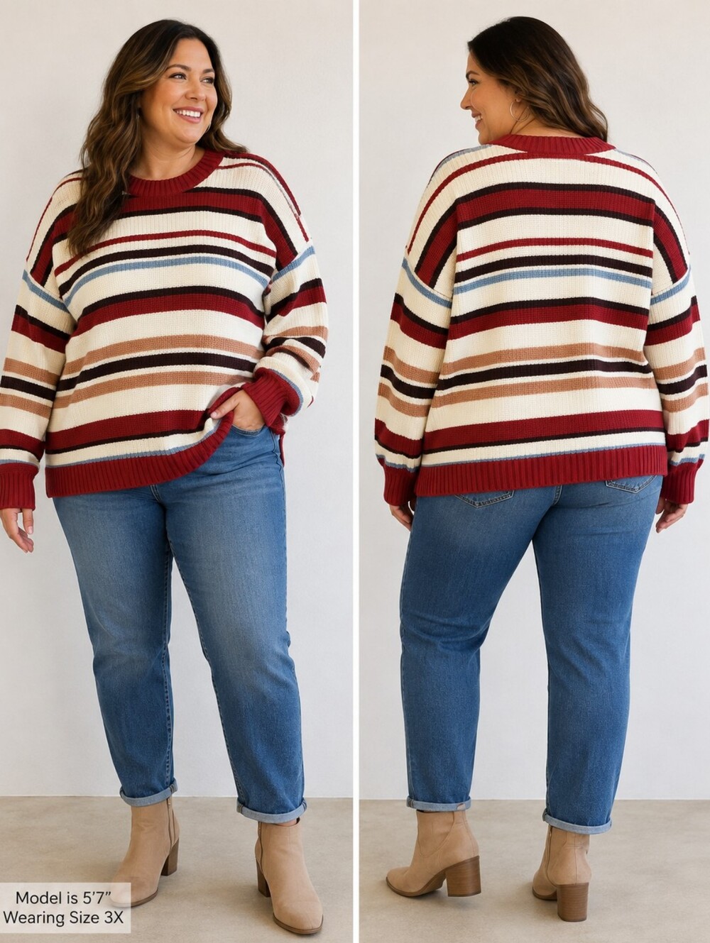 Torrid Knit Crewneck Sweater- Sz 3